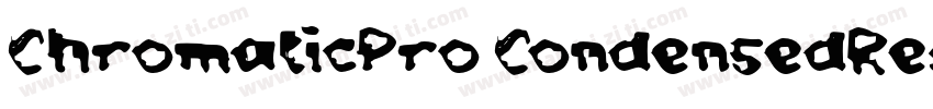 ChromaticPro CondensedRegular字体转换
